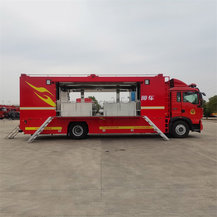 24人重汽豪沃應(yīng)急保障雙擴(kuò)展宿營車 多功能指揮與后勤保障一體化解決方案