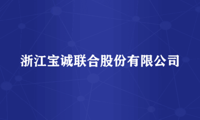 浙江寶誠聯合股份的票務代理服務 專業、高效、全方位的出行解決方案