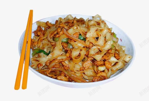 麻汁涼皮片 平面電商 創意素材 涼皮素材